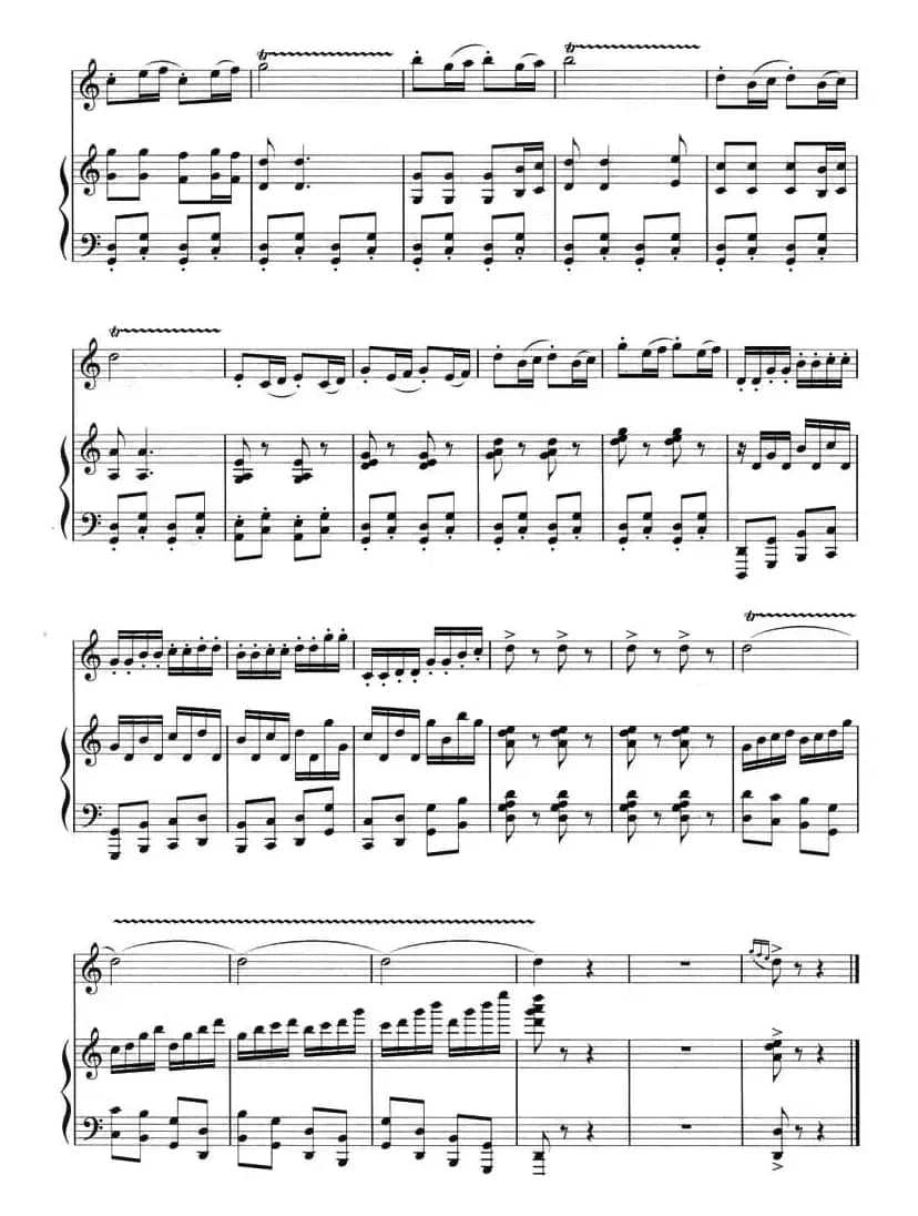 楼兰恋歌（十孔笛+钢琴)）