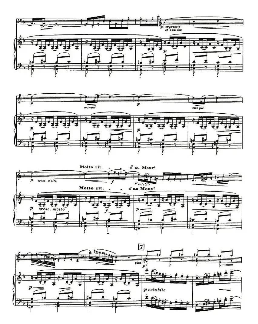 Sonata（大提琴奏鸣曲、大提琴+钢琴）