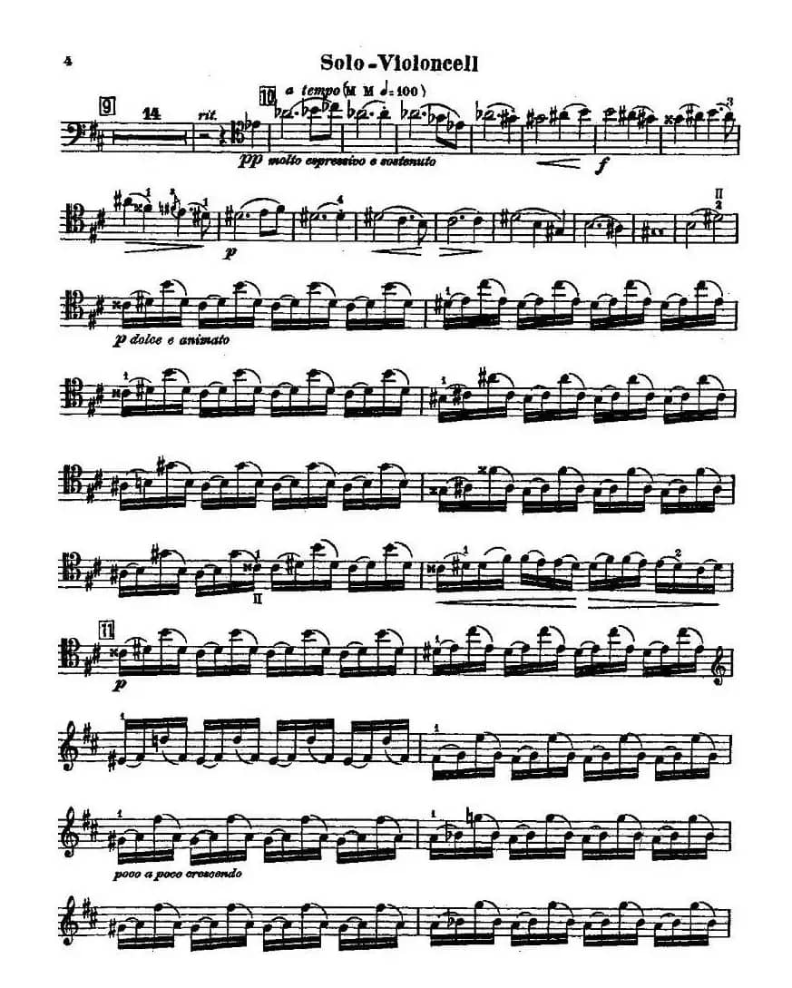 CELLO CONCERTO in B minor（大提琴）