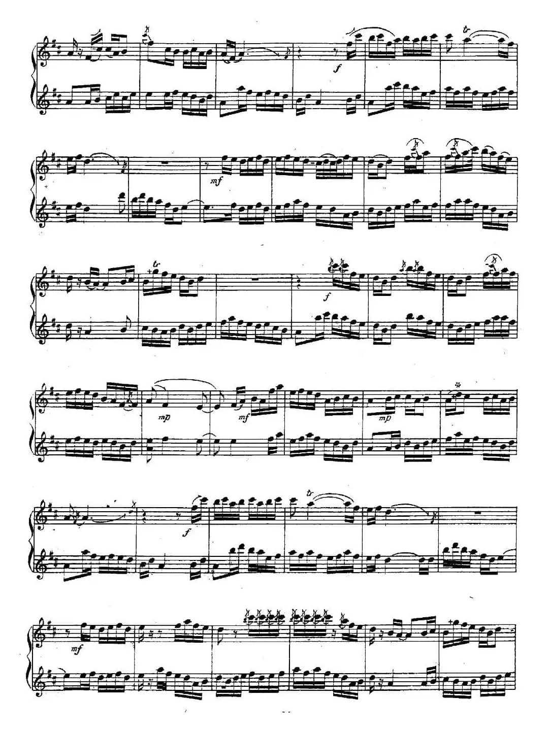 百鸟音（笛子+笙、五线谱）