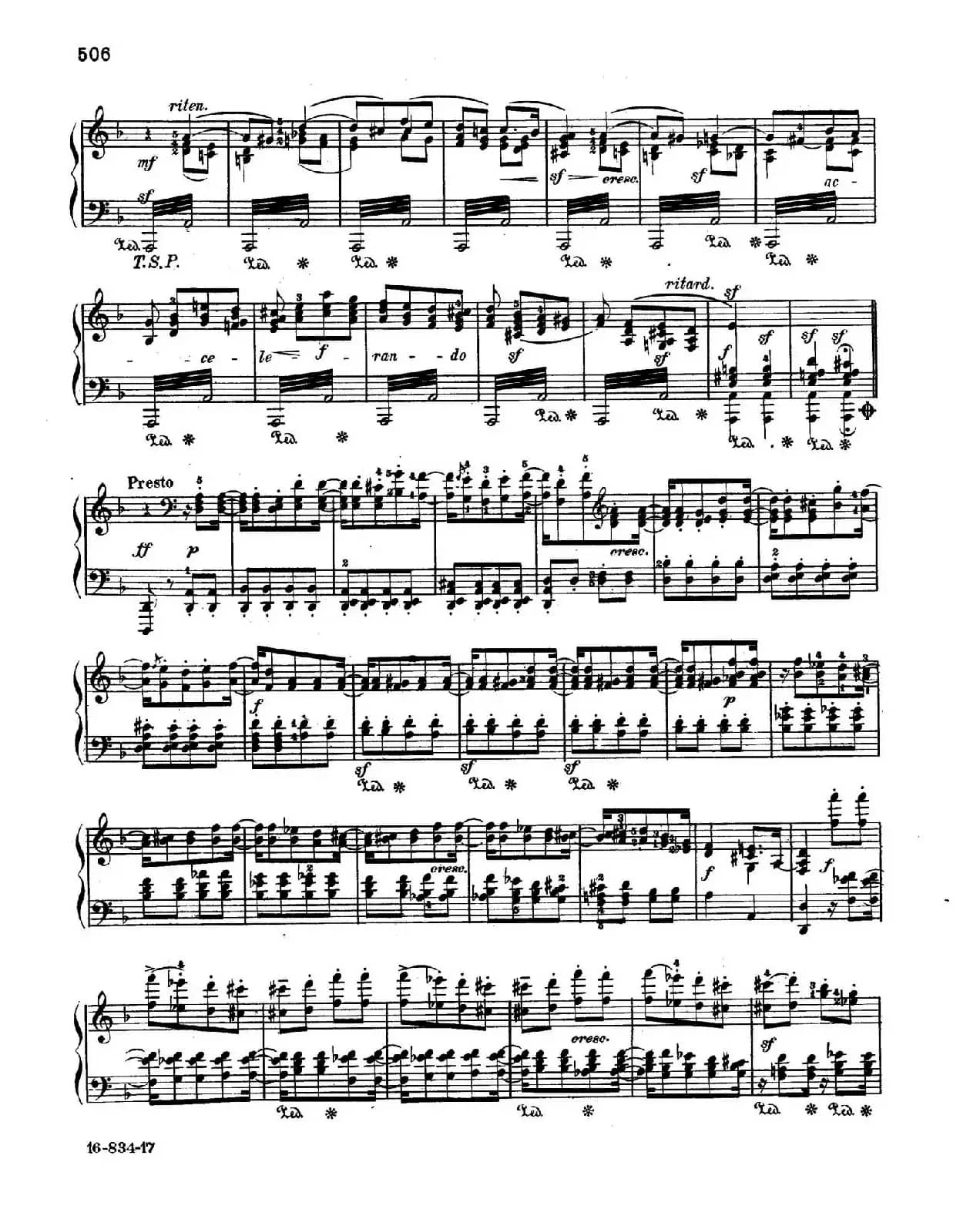 Variations Serieuses Op.54（d小调庄严变奏曲）