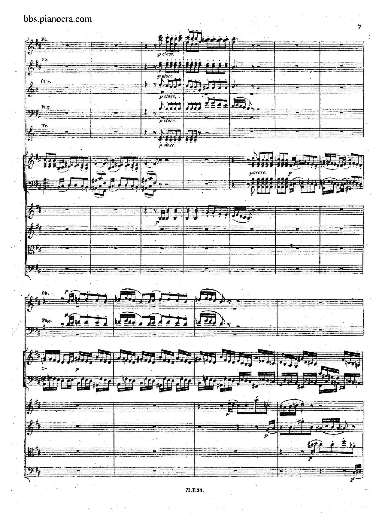 Capriccio Brillante in B Major Op.22（B大调华丽随想曲·钢琴+乐队总谱）