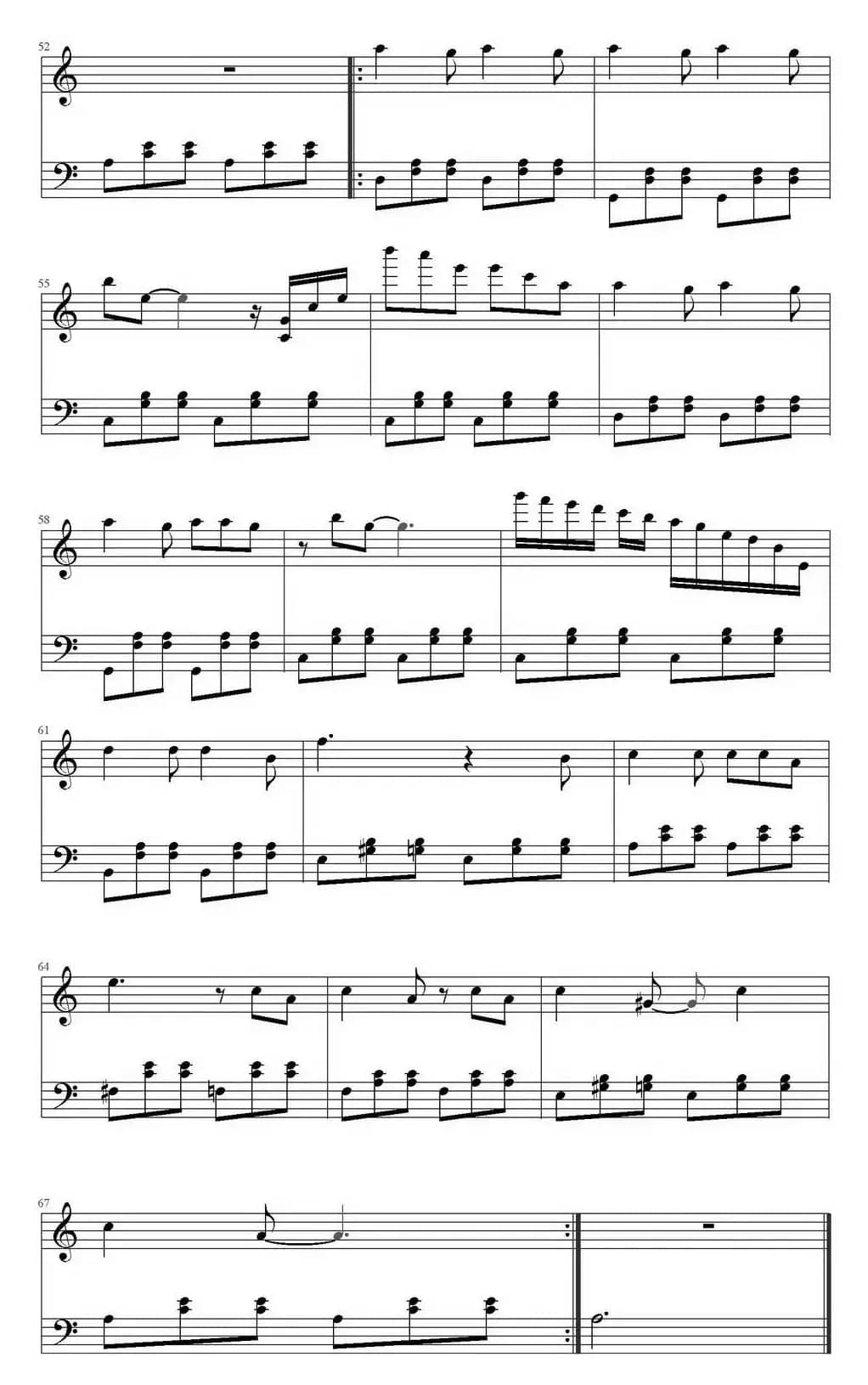 我要我们在一起（弹琴吧制谱版）