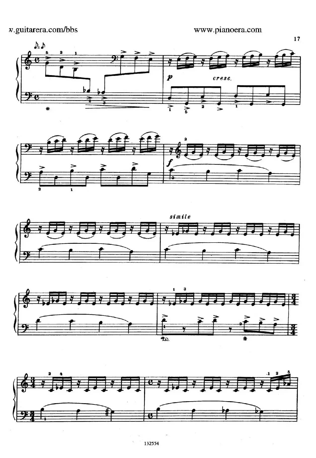 Piano Sonatina in C Major Op.93(C大调钢琴小奏鸣曲·第三乐章)