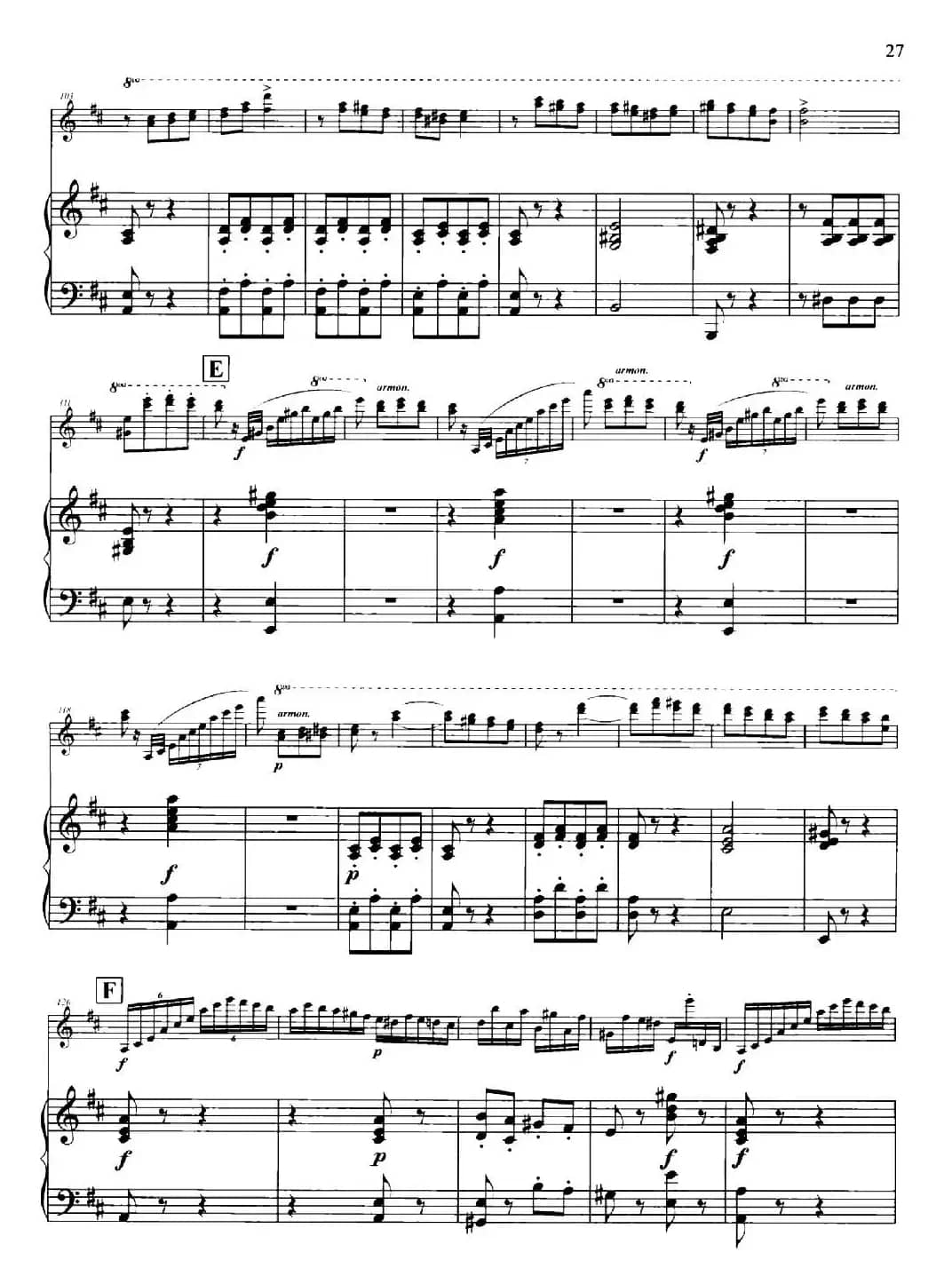 D大调第一小提琴协奏曲Op.6（小提琴+钢琴伴奏）