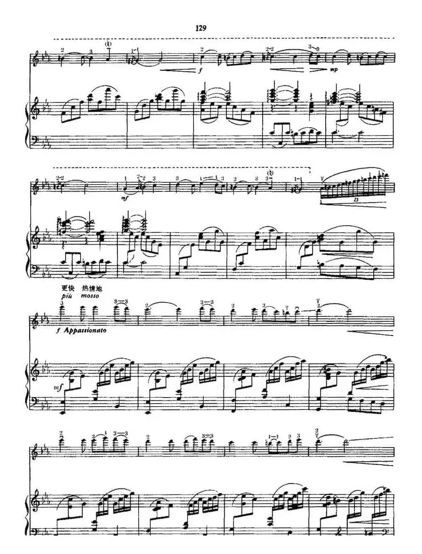 阳光照耀着塔什库尔干（小提琴+钢琴伴奏）