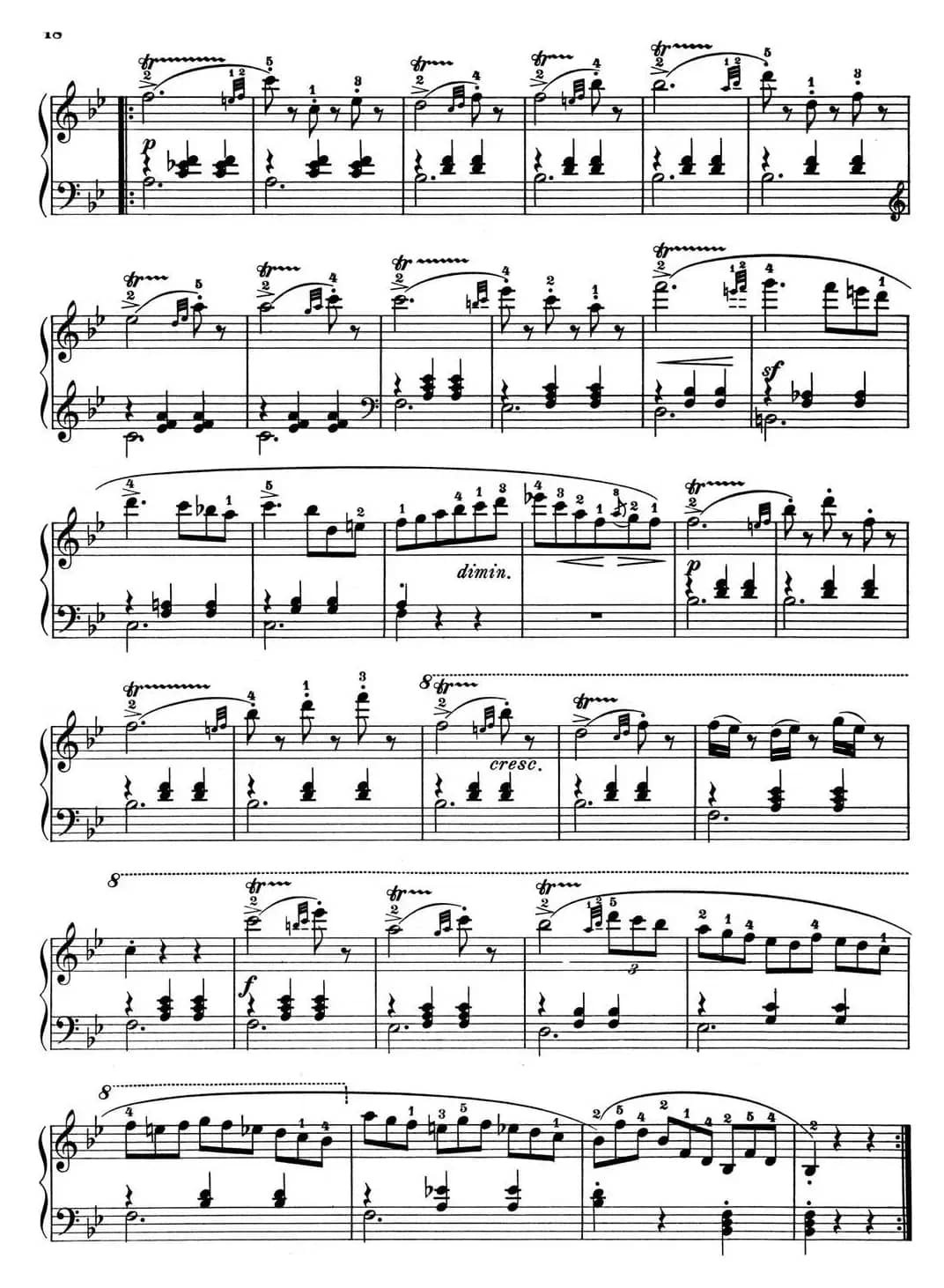 25首车尔尼Op.748练习曲（NO.10）