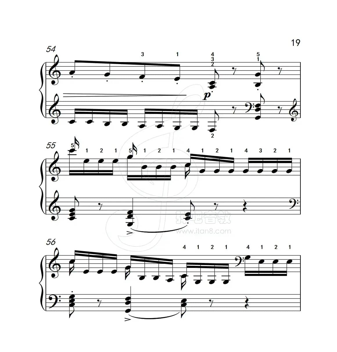 练习曲 12（克拉莫钢琴练习曲60首）