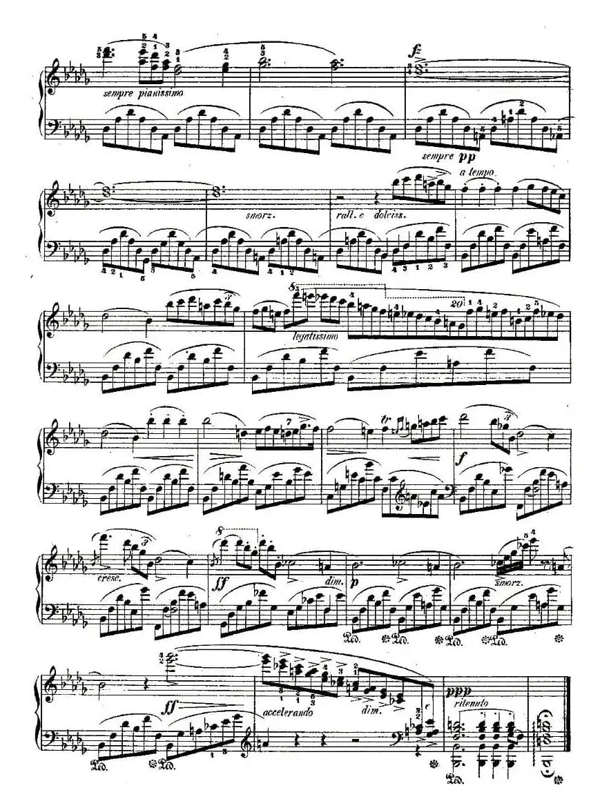 降b小调夜曲Op.9-1（Trois Nocturnes）