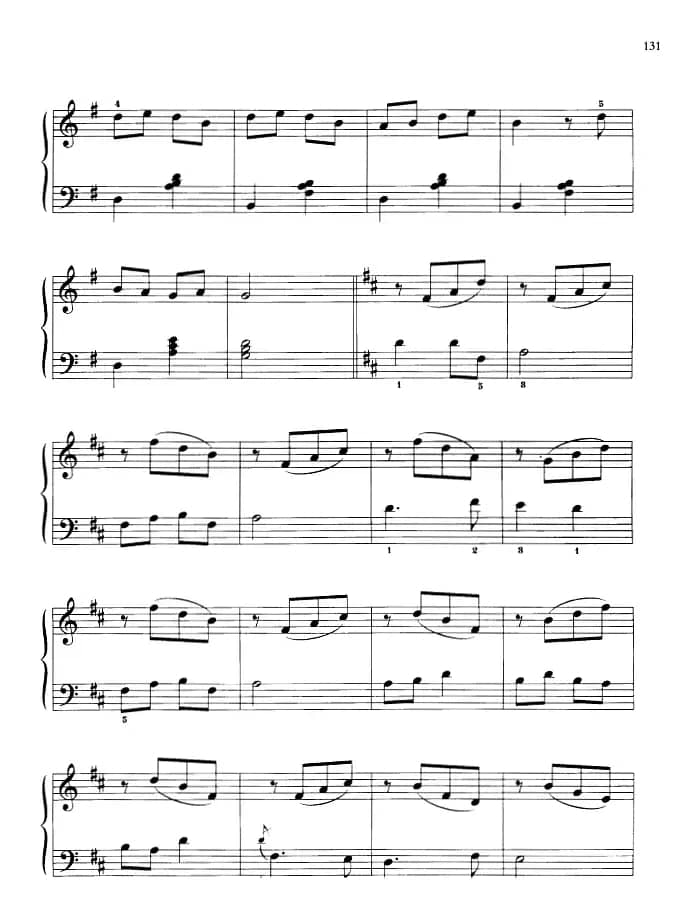 110首中国民歌钢琴小曲集：东北大姑娘