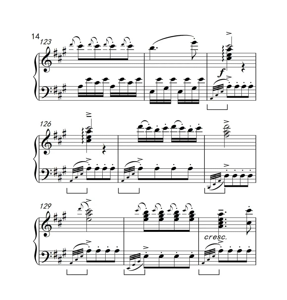 A大调钢琴奏鸣曲（土耳其风格的回旋曲）