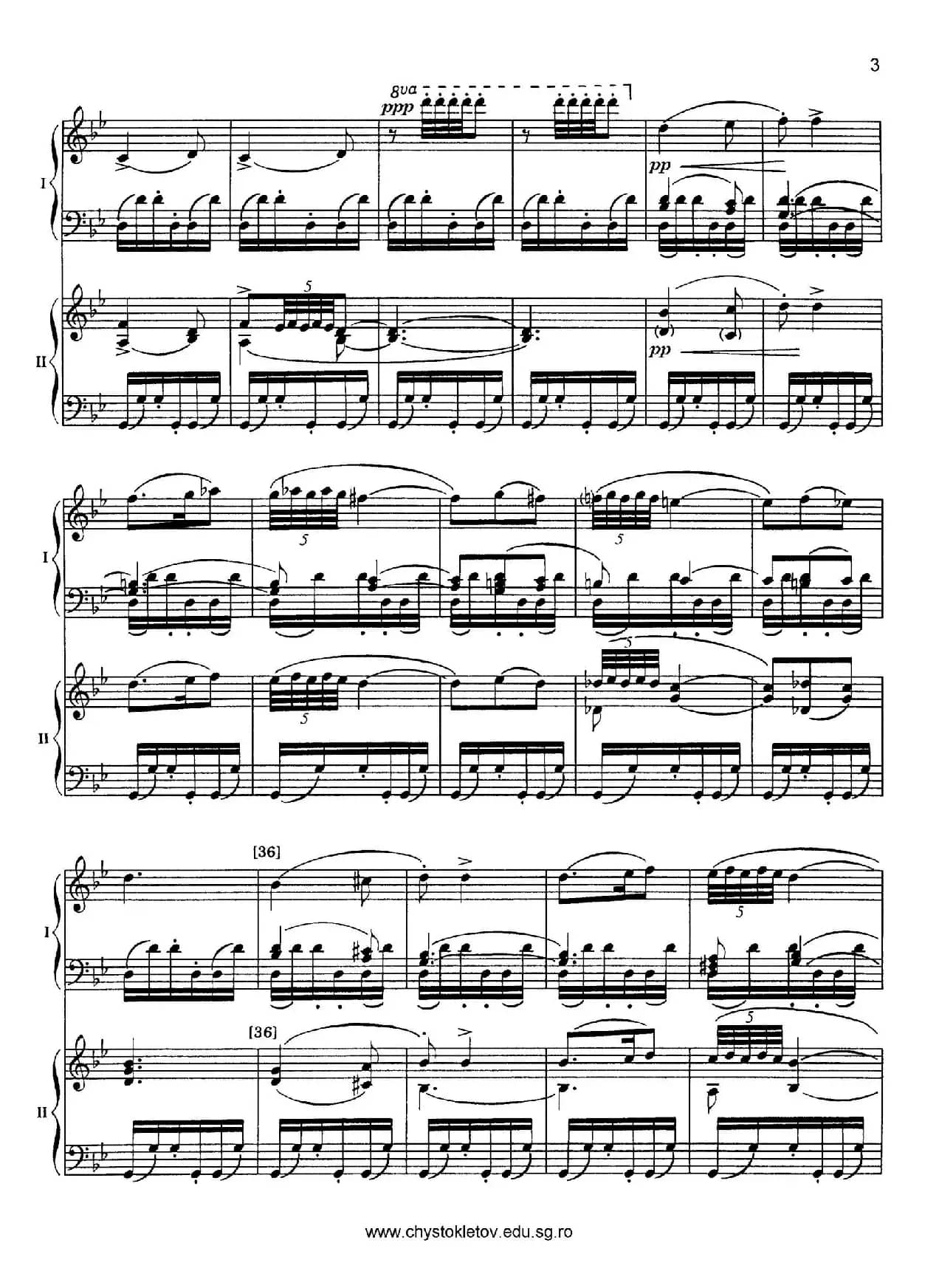 Nutcracker Op.71 芭蕾舞剧《胡桃夹子》(改编双钢琴版·第四部分)