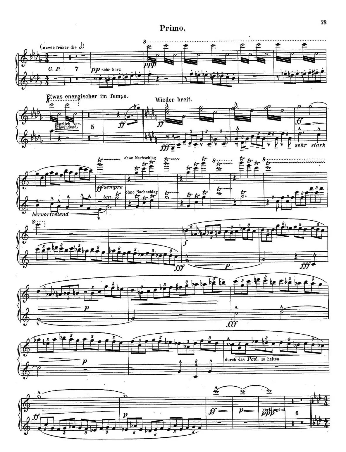 c小调第二交响曲“复活”（Ⅴ）（改编四手联弹版）