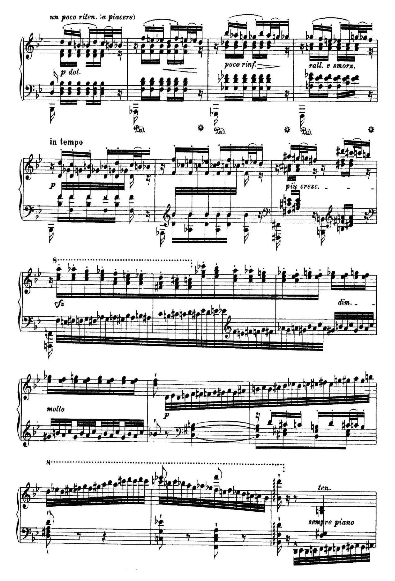 12 Etudes d'execution Transcendante S.139（12首超技练习曲·5）