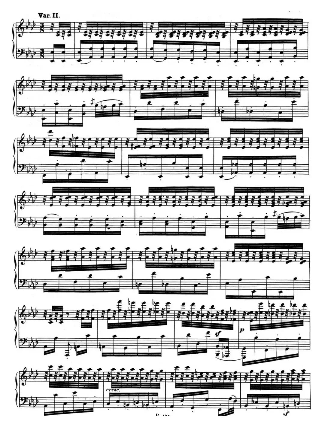 贝多芬钢琴奏鸣曲12 葬礼进行曲 降A大调 Op.26 A-flat major