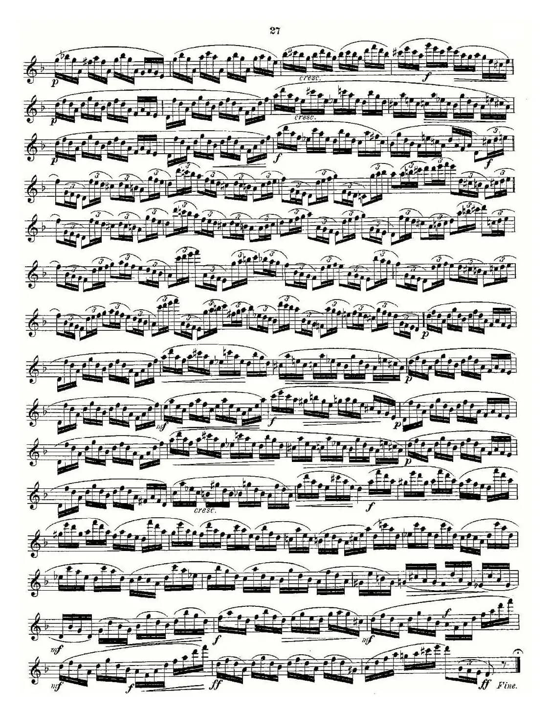 Andersen etude op30 之13—24（练习曲作品30号）