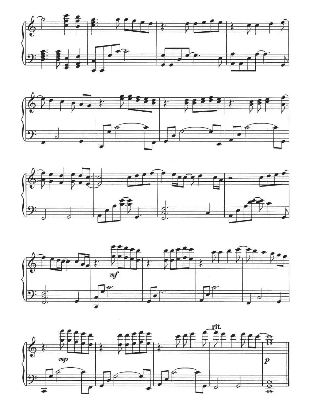 Ritht Here Waiting（电影《终有一天感动你》主题曲）