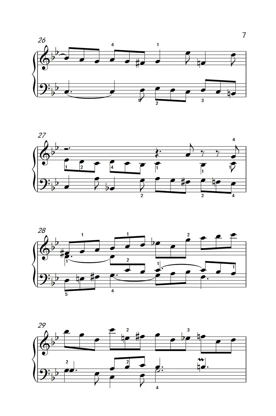 第九级1.吉格舞曲 选自《英国组曲》第三套（中央音乐学院 钢琴（业余）考级教程 7-9级）