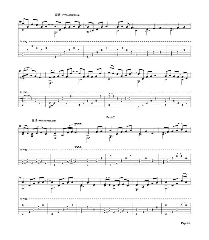 樹氷の輝き（指弹谱）