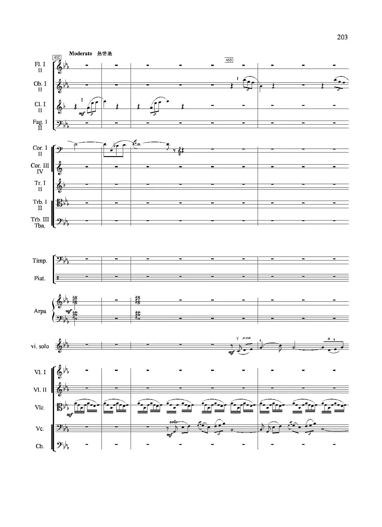 新生（小提琴协奏曲）（总谱）