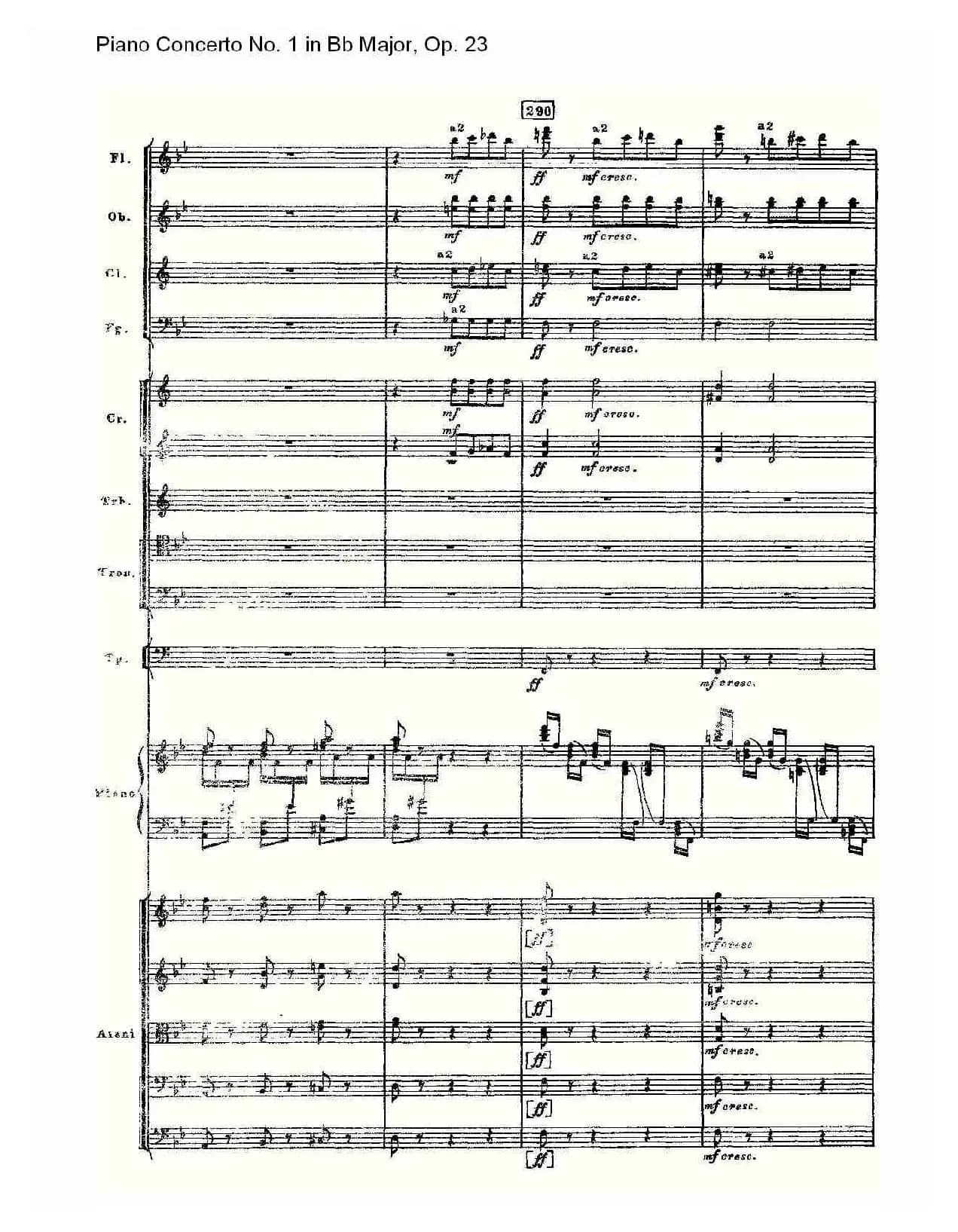 Bb大调第一钢琴协奏曲,Op.23第三乐章（二）