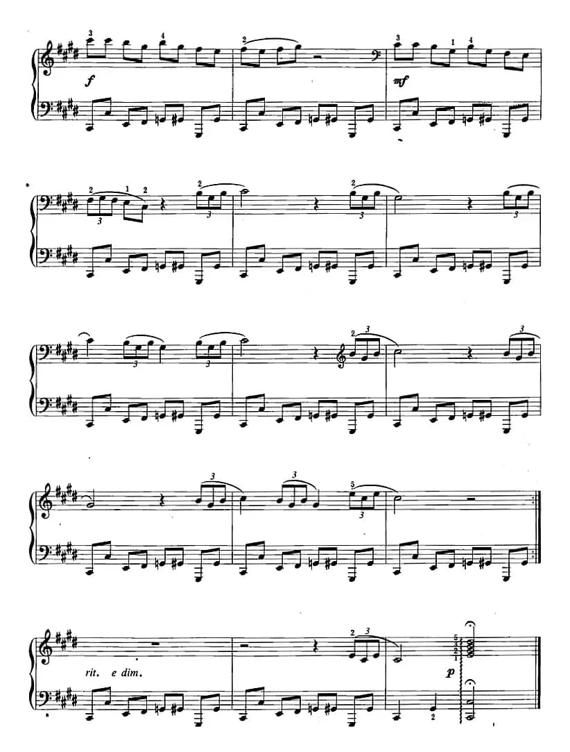 爵士乐曲：升C小调爵士固定音型