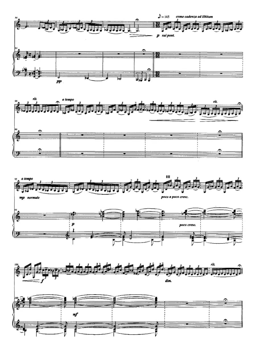 天堂（小提琴与钢琴谱）