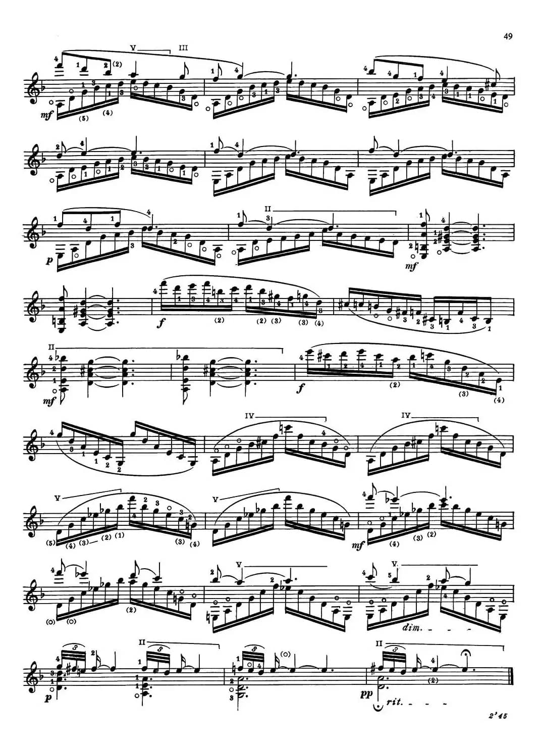 Joaquin Rodrigo Music for Guitar（罗德里戈吉他音乐P47-53）（古典吉他）