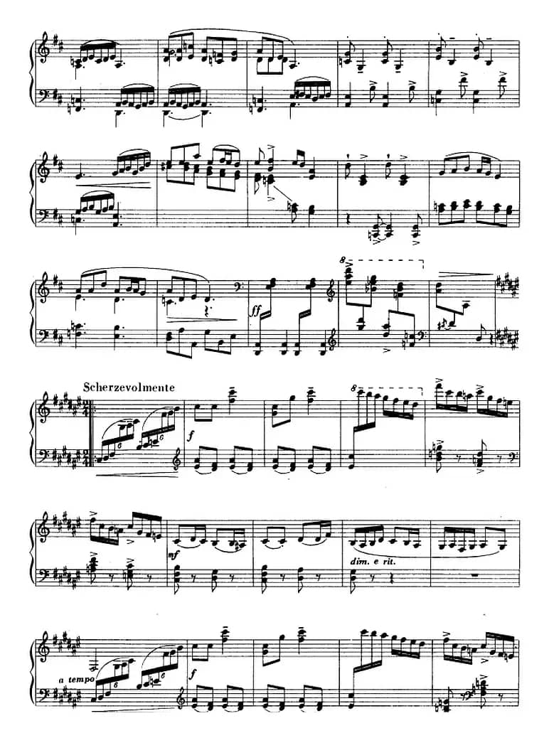 钢琴独奏·山东风俗组曲（4、诙谐曲）