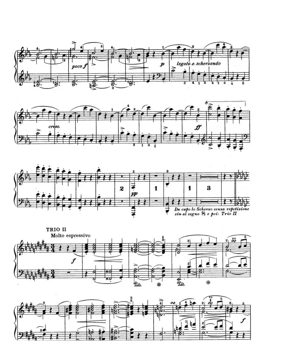 Scherzo in e flat Min Op·4（降e小调谐谑曲）