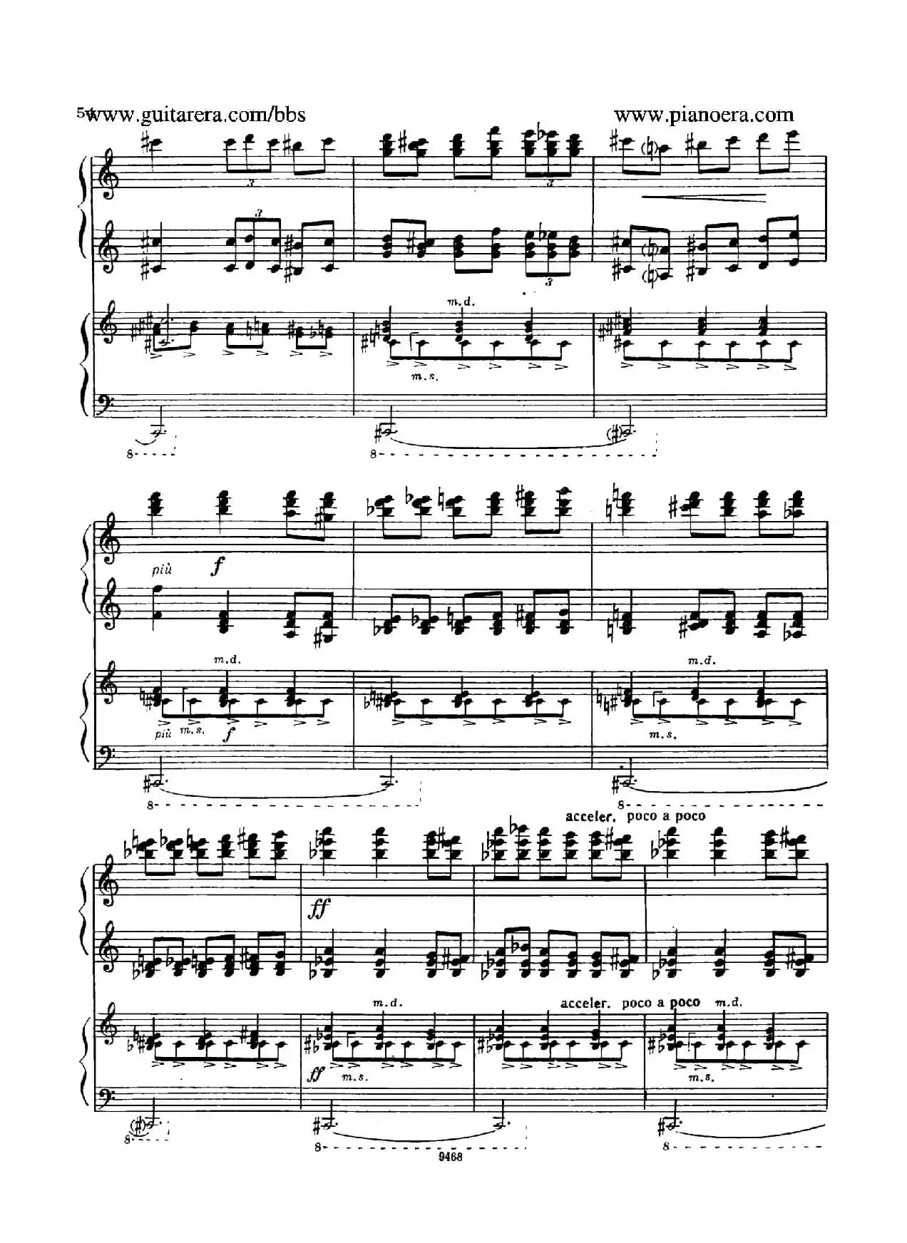 Piano Concerto in D-flat Major Op.37（降D大调钢琴协奏曲·Ⅱ·双钢琴）