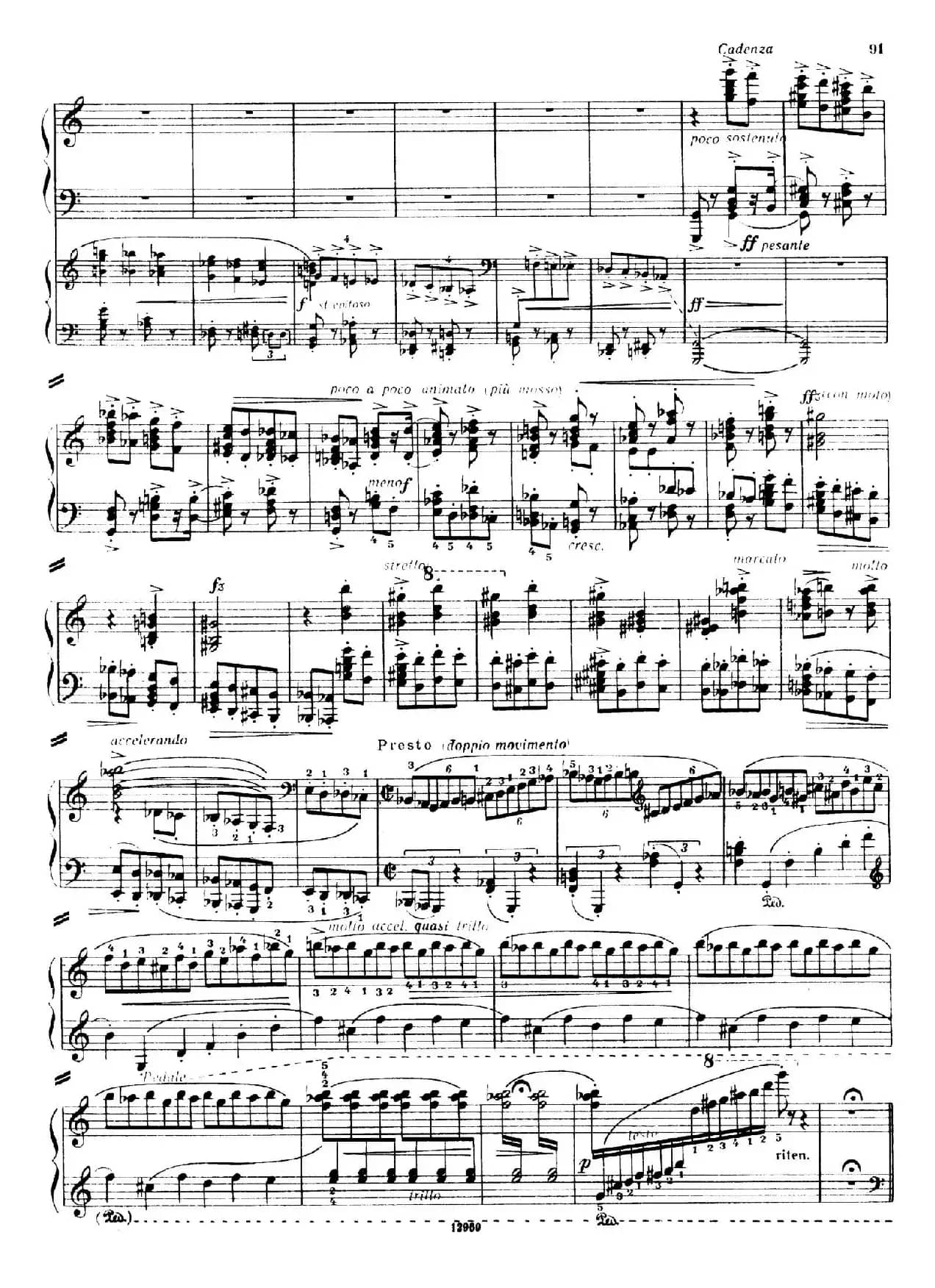 Piano Concerto No.2 in c Minor Op.50（c小调第二钢琴协奏曲·Ⅲ·双钢琴）