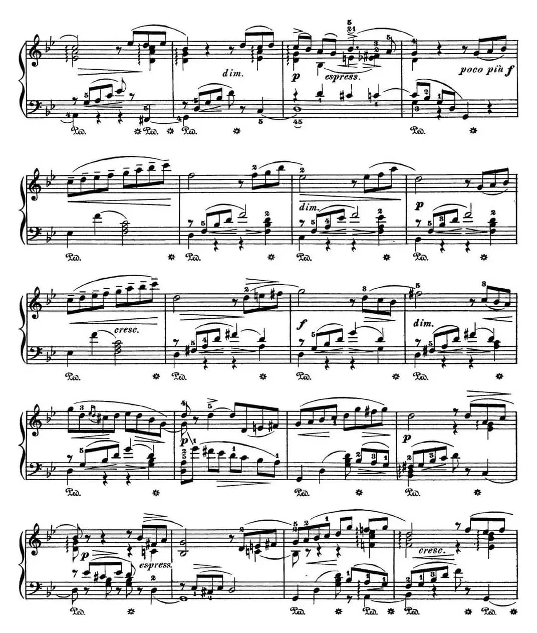 柴可夫斯基 四季 6月 船歌 g小调 Barcarolle G minor