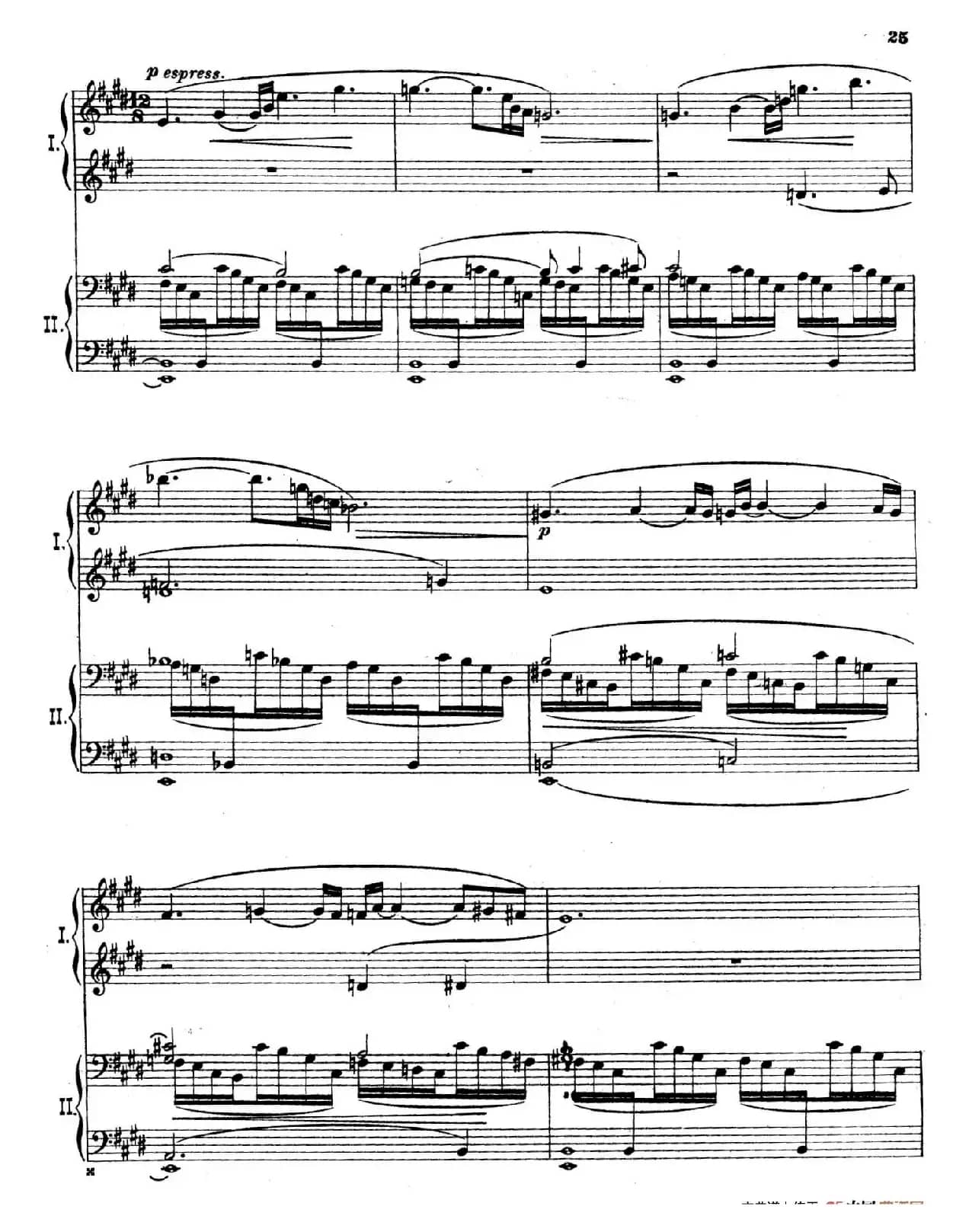 The Pines of Rome（交响诗《罗马的松树》·双钢琴）（第三部分：吉阿尼库伦山的松树）