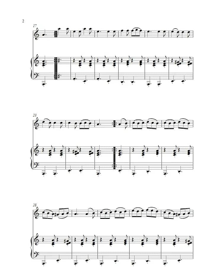 Tarantella Napoletana（小提琴+钢琴伴奏）