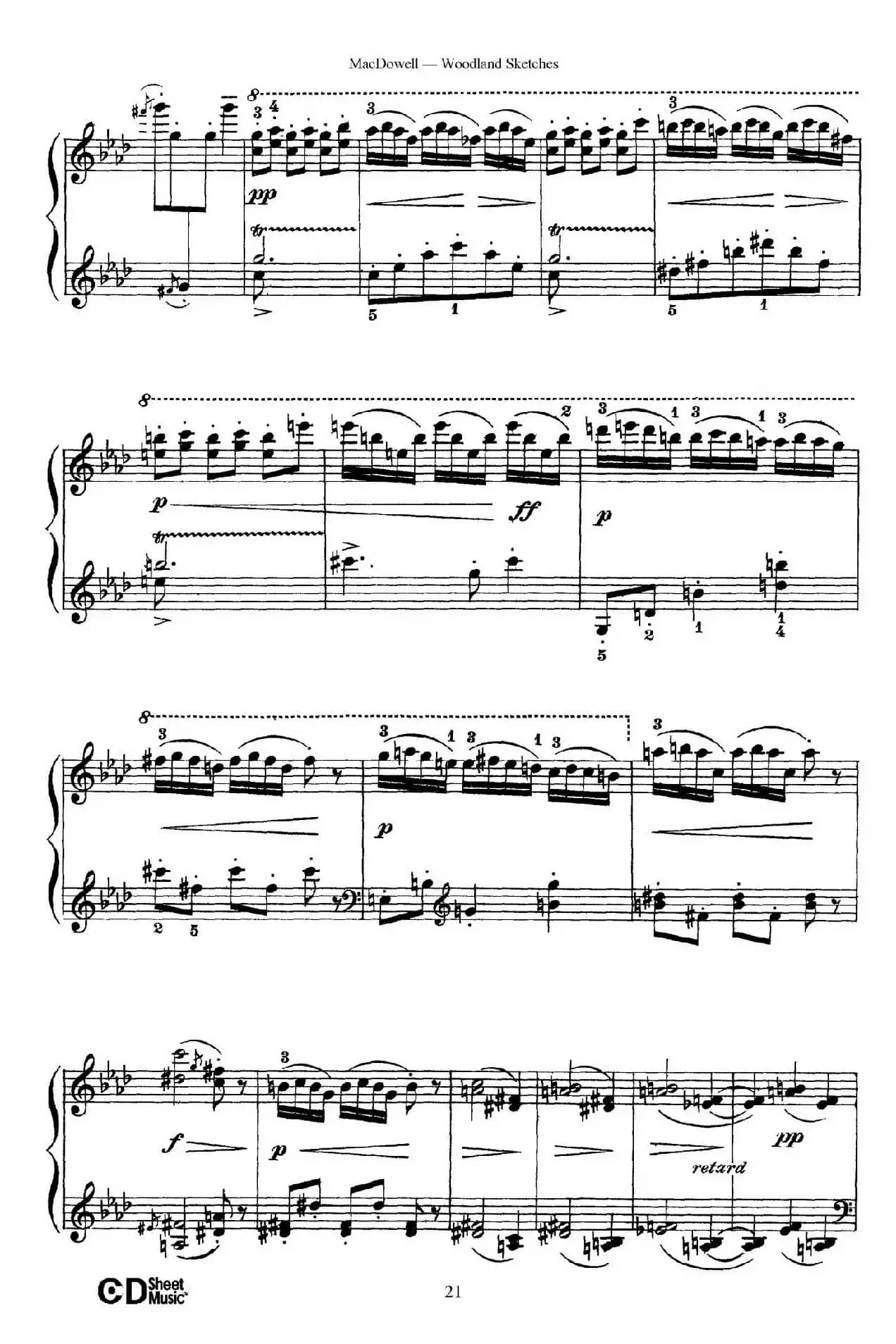 Woodland Sketches Op.51(森林素描·9)