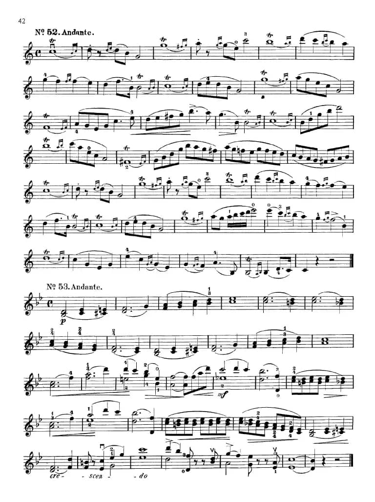 沃尔法特60首练习曲 Op.45（第41-49页）