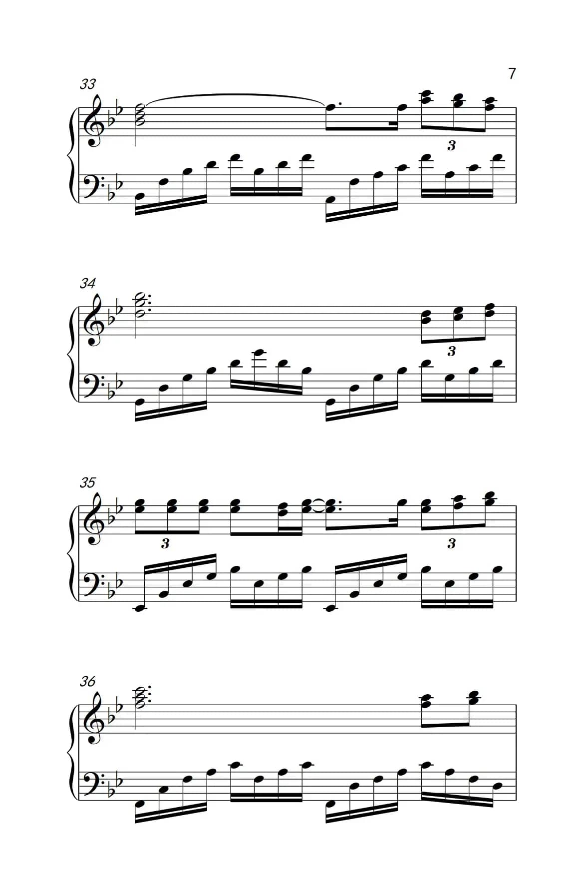 听海（《弹吧音教》制谱版）