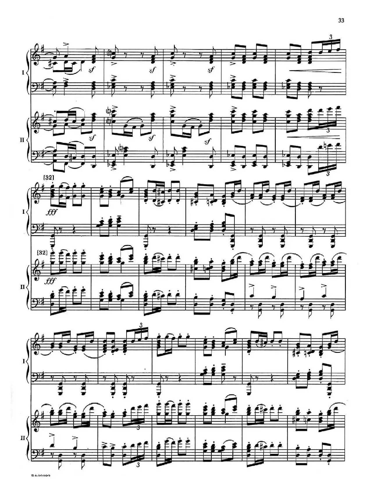 Nutcracker Op.71 芭蕾舞剧《胡桃夹子》(改编双钢琴版·第三部分)