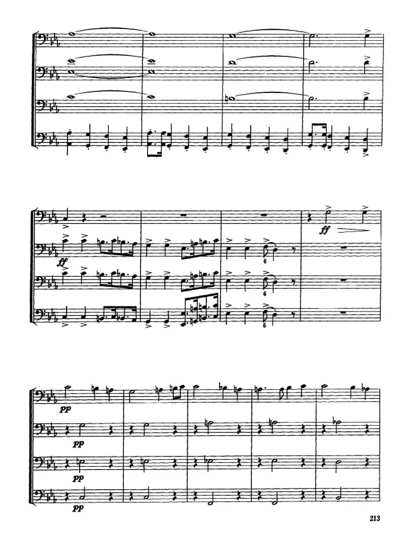 苏格兰的蓝铃花（长号四重奏）