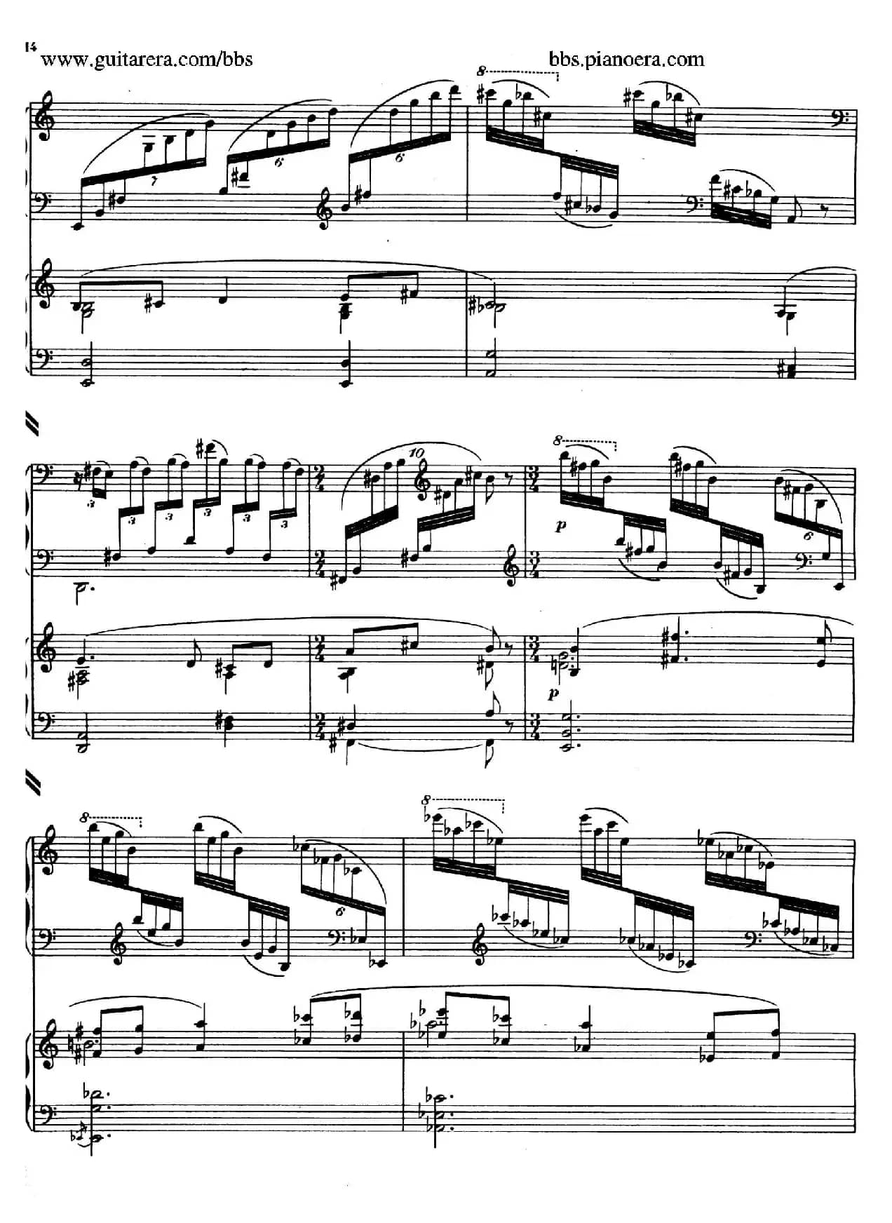 Piano Concerto in c-sharp Minor （升c小调钢琴协奏曲·第一乐章）