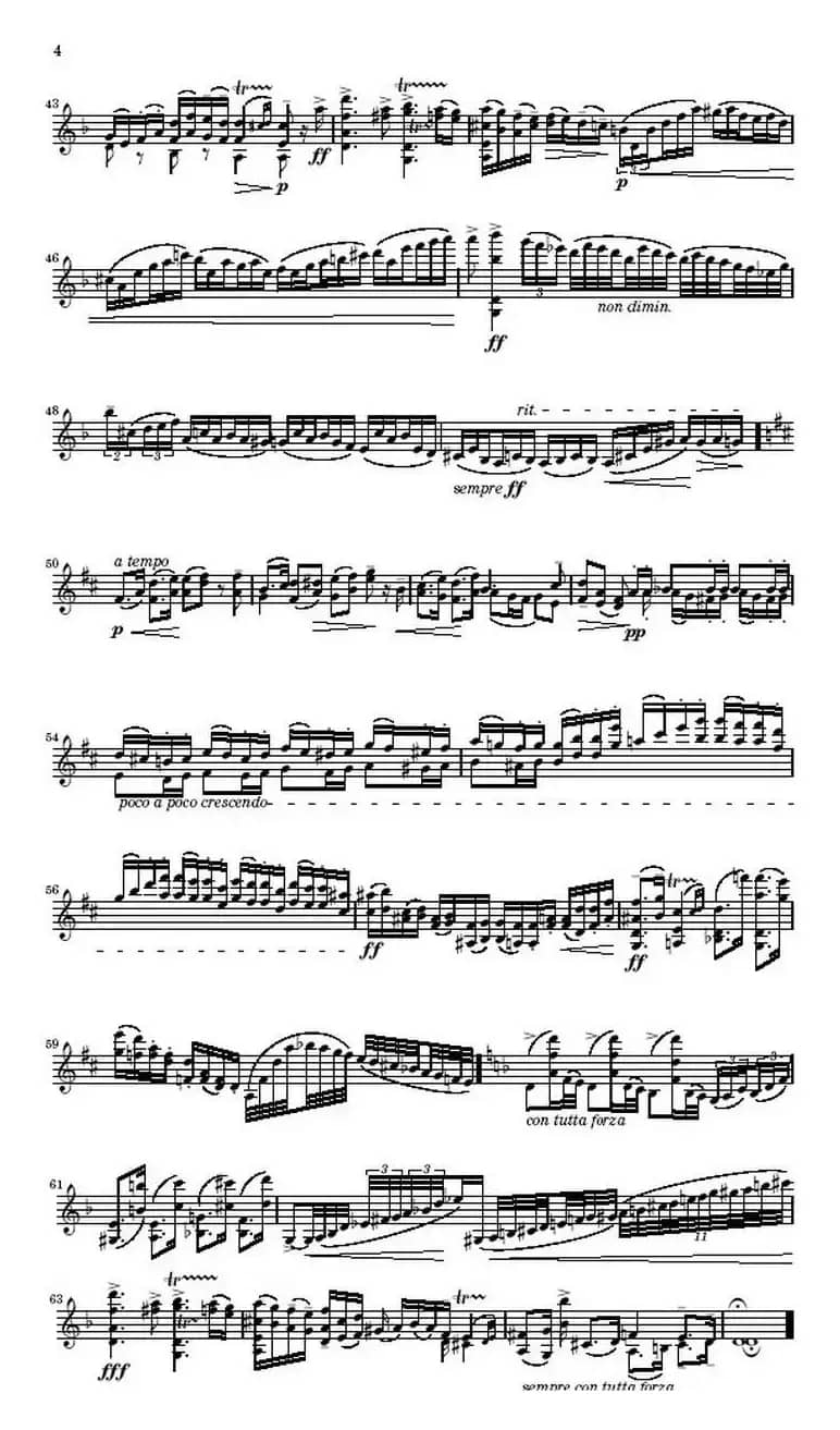 Vier Sonaten fur Violine allein