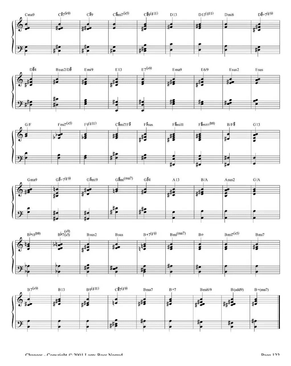Changes（爵士乐和弦教材）（P101-125）