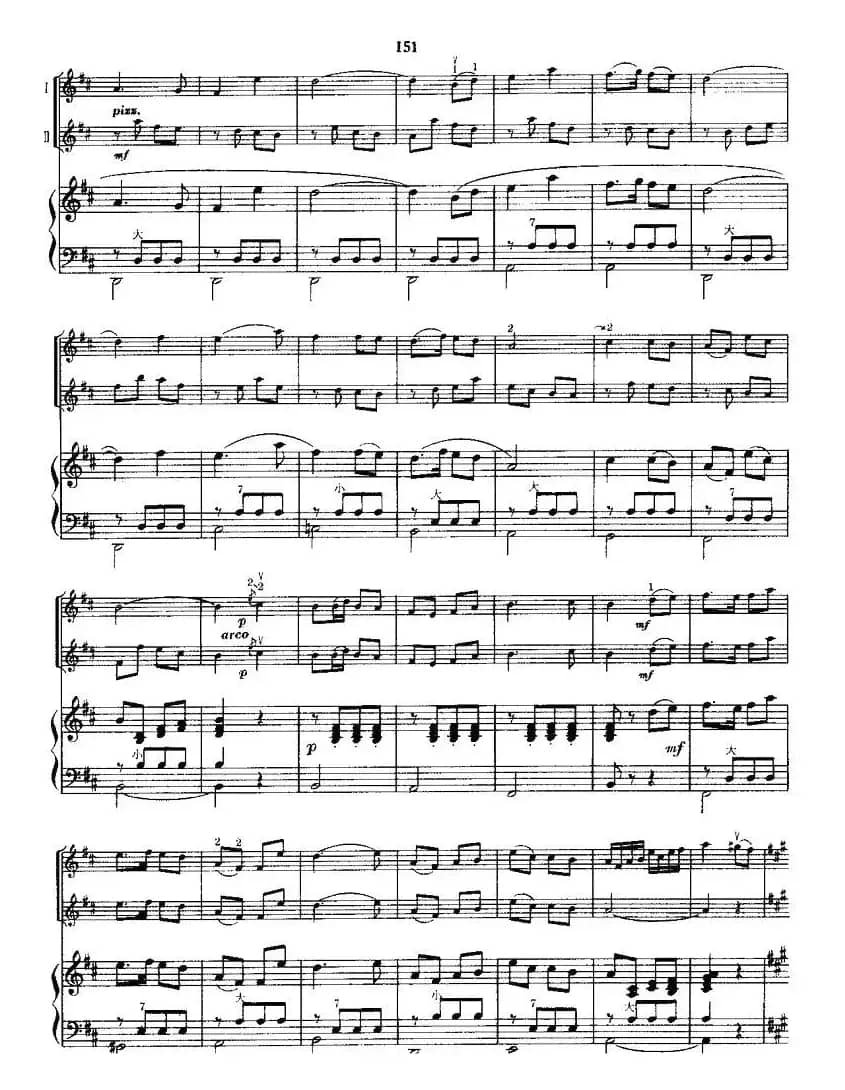 新战士的喜悦（小提琴齐奏+手风琴伴奏）