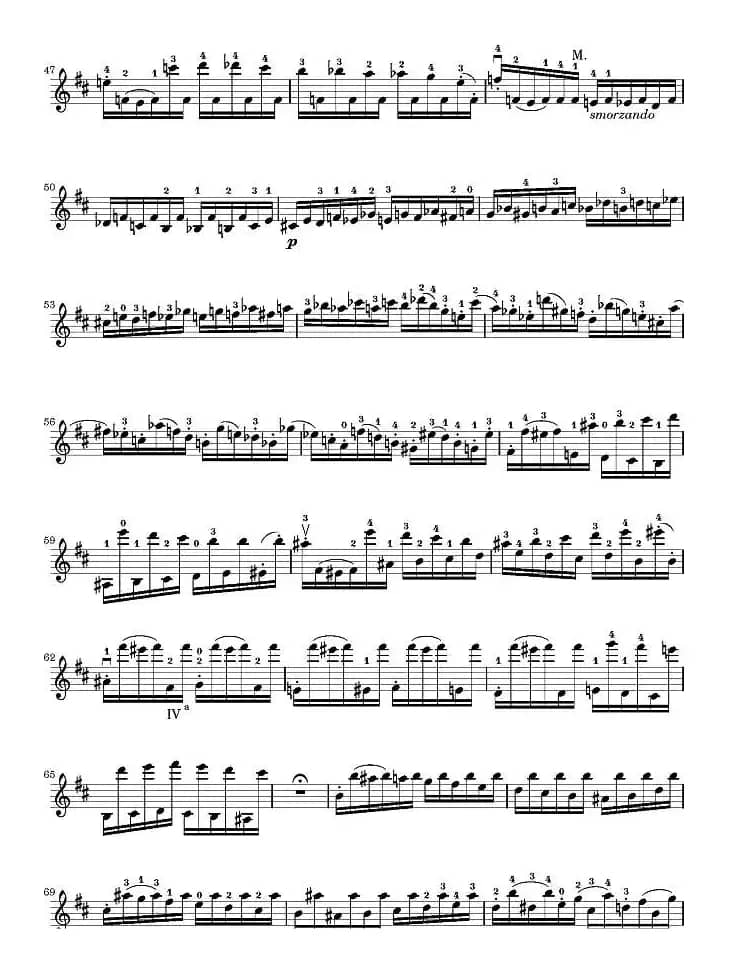 帕格尼尼24首随想曲No.2