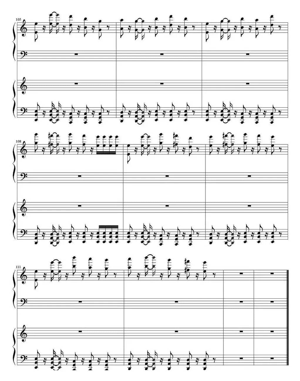 Higher （四手联弹）