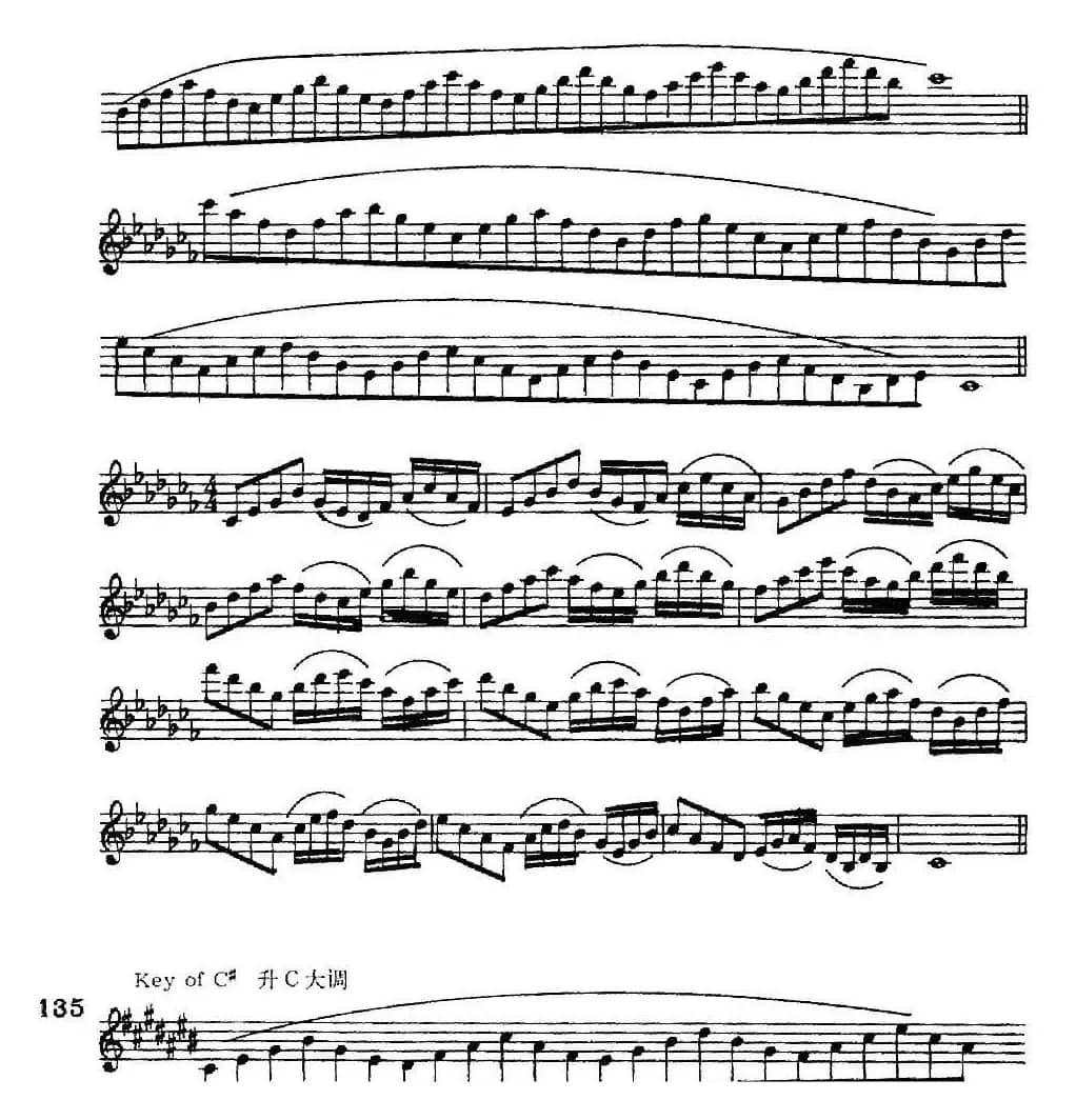 萨克斯演奏教程第四节（四音和弦-守调变奏）