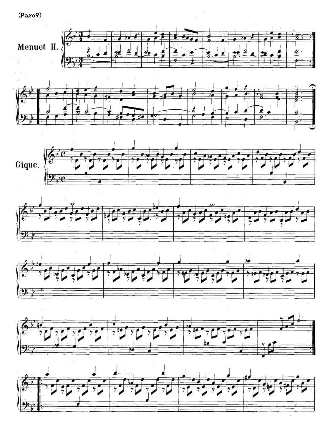 帕蒂塔6首德国组曲（No.1 降B大调 巴赫 Partita B-flat Major BWV825）