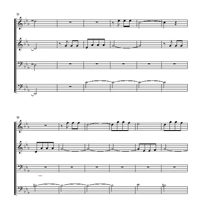 命运交响曲（四手联弹）