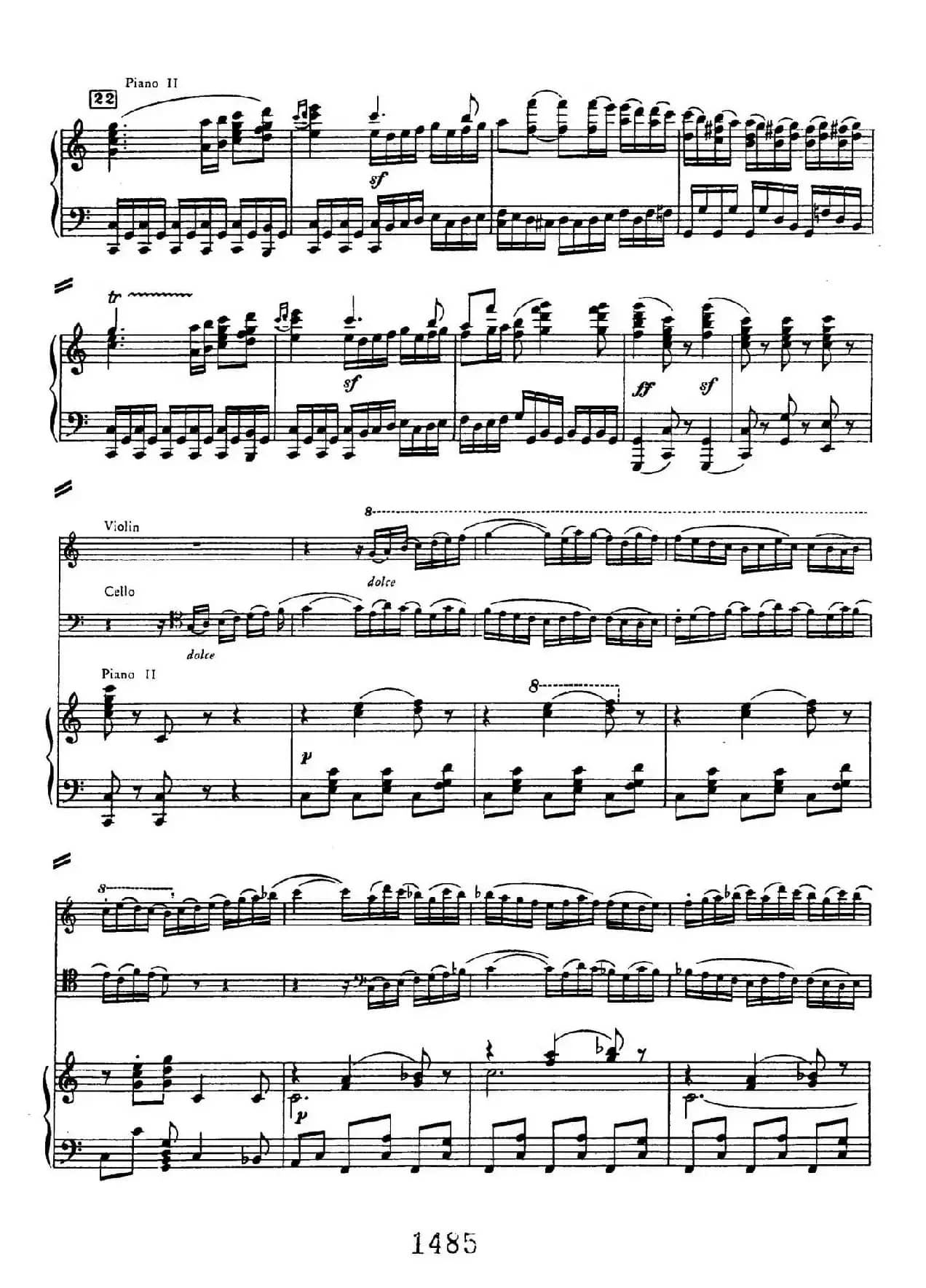 Triple Concerto in C Major Op.56(C大调三重协奏曲·双钢琴·Ⅲ)